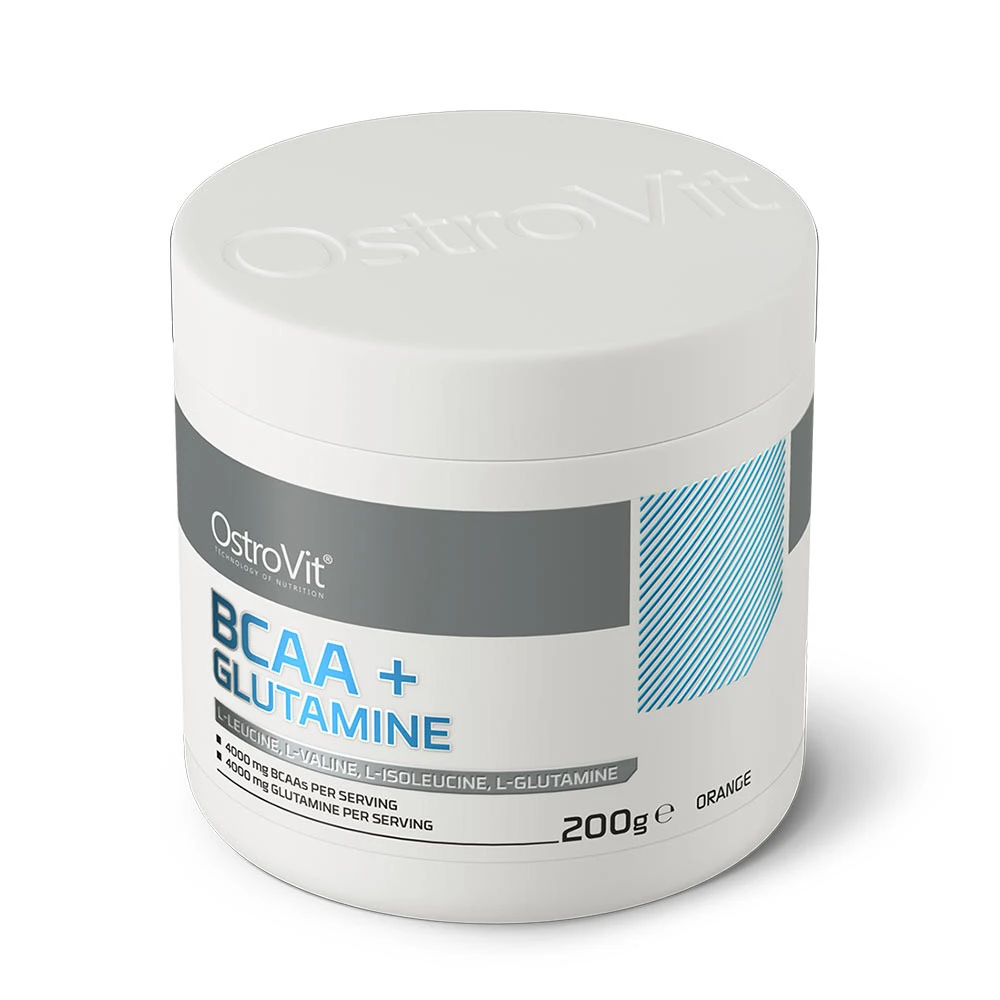 OstroVit - OstroVit BCAA + Glutamiini (200 g, Appelsiini) - Image 3