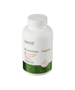 OstroVit - Bromelaiini + Papaiini 100% Vege (100 kapselia) - Image 3