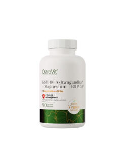 Ostrovit KSM-66 Ashwagandha® + Magnesium + B6 P-5-P (90 Veg Capsules)