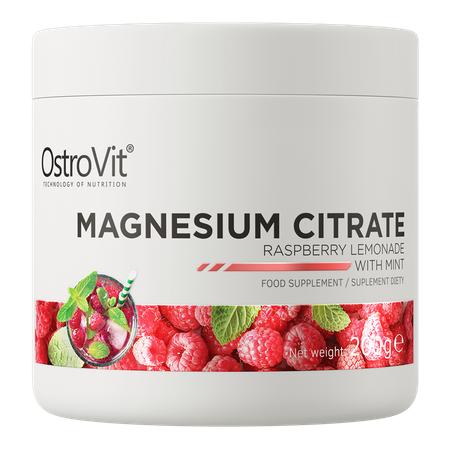 Ostrovit Magnesium Citrate - raspberry lemonade with mint (200 g)