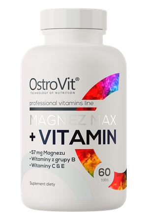Ostrovit Magnez MAX + Vitamin (60 Tablets)