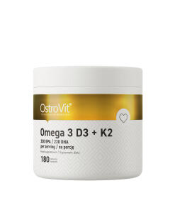 Ostrovit Omega 3 D3+K2 (180 Capsules)
