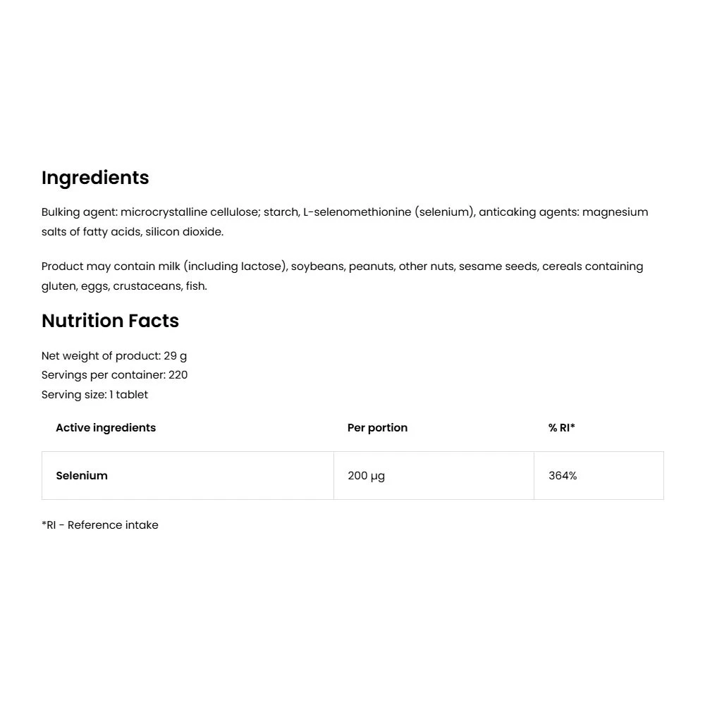 OstroVit - Seleeni (220 tablettia) - Image 2