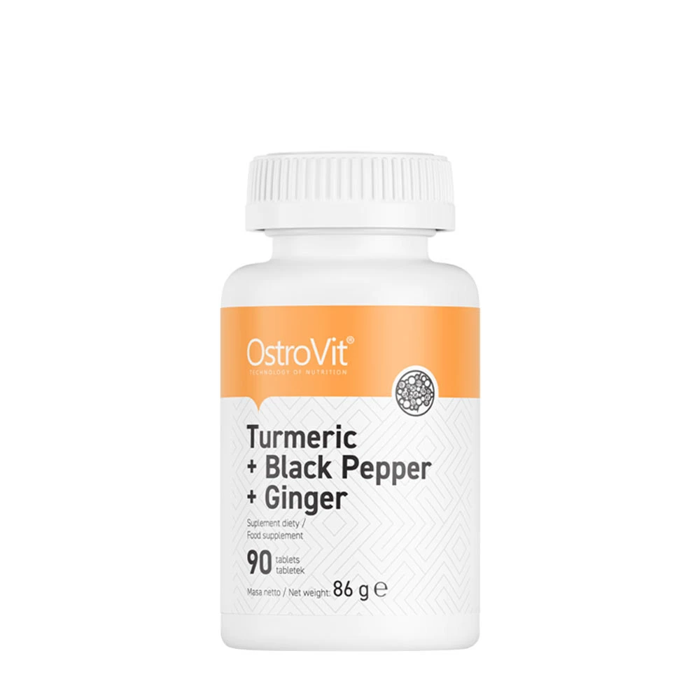 Ostrovit Turmeric + Black Pepper + Ginger (90 Tablets)