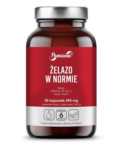 PANASEUS Iron in the normal range (50 caps)