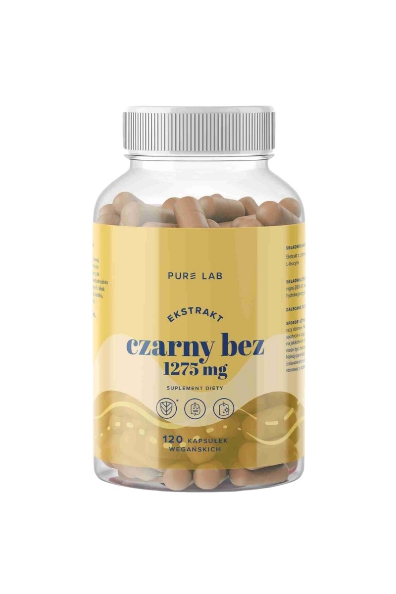 PURE LAB Elderberry Extract 1275 mg (120 caps)