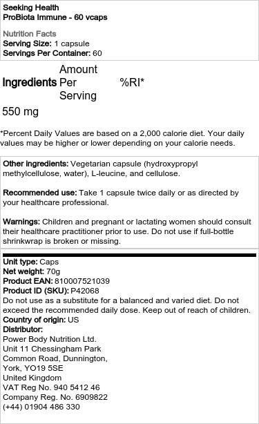 ProBiota Immun - 60 kasviskapselia - Image 2