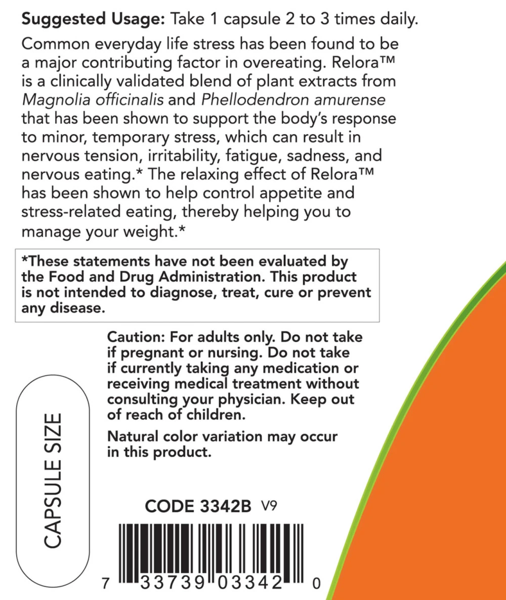 Relora, 300 milligrammaa - 60 kapselia - Image 3