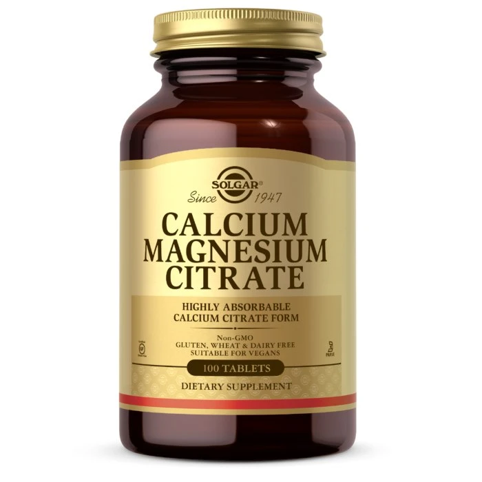 SOLGAR Calcium Magnesium Citrate (100 tabs)