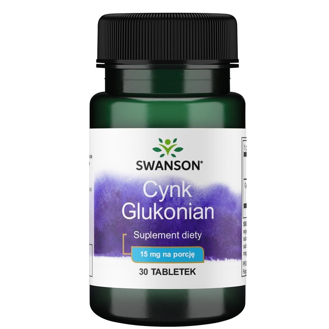 SWANSON Cynk (glukonian) 30mg 30 tabs