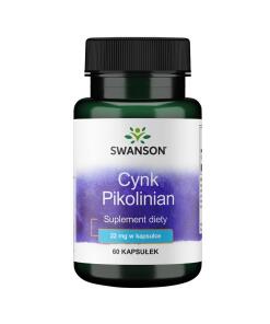 SWANSON Cynk (pikolinian) 22mg 60 kaps