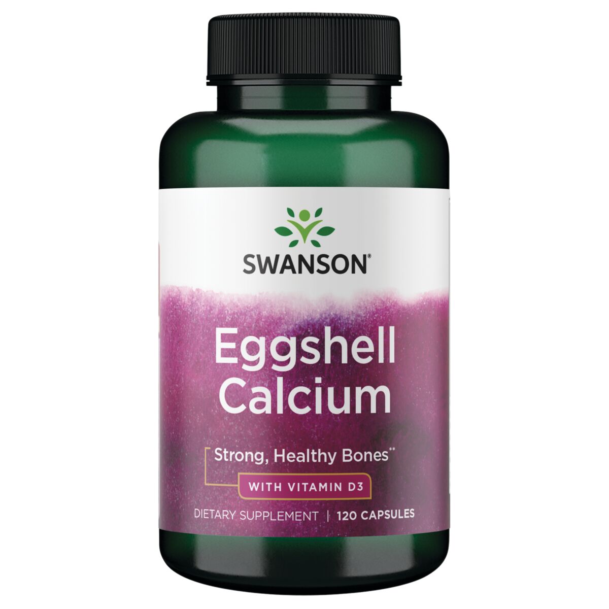 SWANSON Eggshell Calcium with Vitamin D-3 120kaps