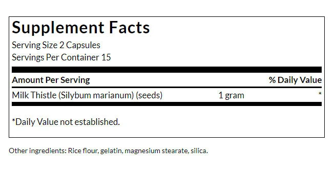 Marietidsel täydessä spektrissä, 500 mg - 30 kapselia - Image 2