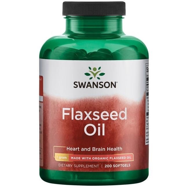 SWANSON Flaxseed Oil 1000mg 200 ¿elków