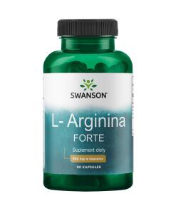 SWANSON L-arginina forte 850mg 90 kaps