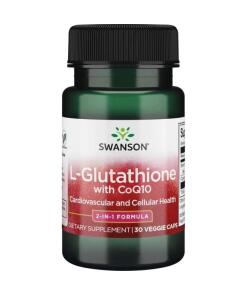 SWANSON L-glutation +  koenzym Q10 30kaps