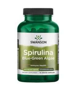 SWANSON Spirulina standaryzowana 90 kaps