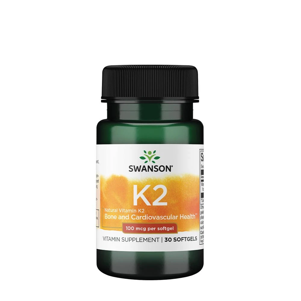 SWANSON Witamina K2 naturalna 100mcg30 kaps