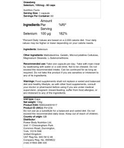 100mcg - 60 kapsler