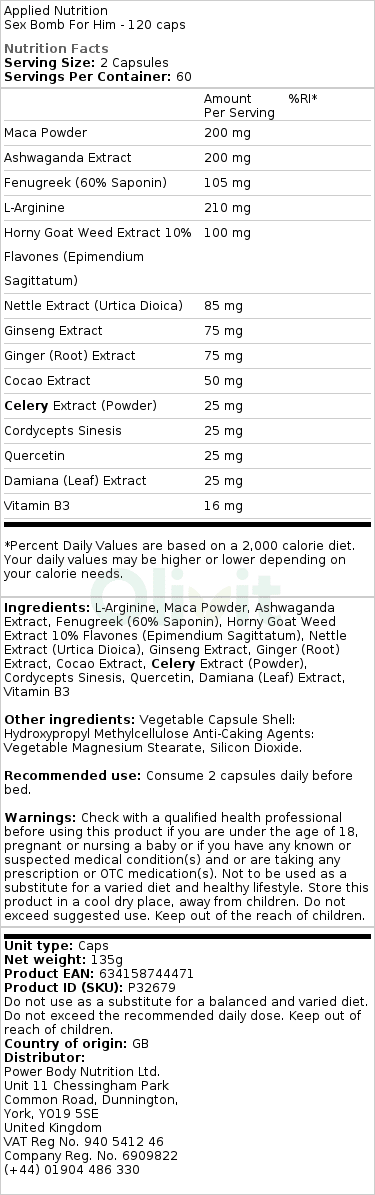 Seksipommi Hänelle - 120 kapselia - Image 2
