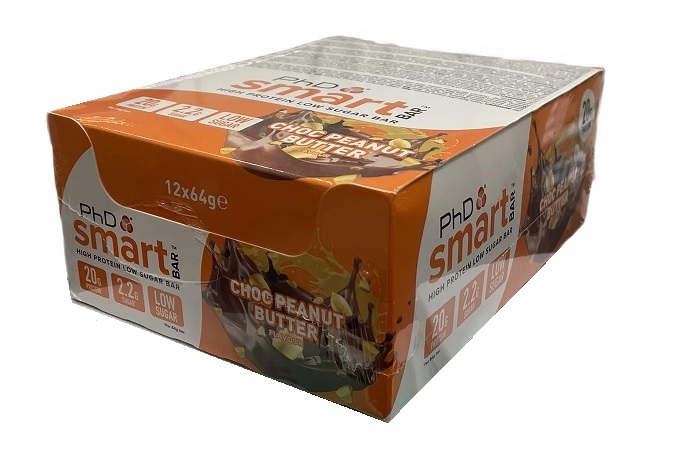 Älypatukka, suklaa-maapähkinävoi - 12 patukkaa