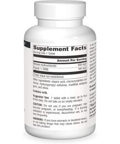 Source Naturals Betaiini HCl 650 mg, 180 tablettia - Image 3