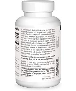 Source Naturals Betaiini HCl 650 mg, 180 tablettia - Image 4