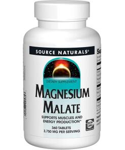 Source Naturals Magnesiummalaatti 1250 mg, 360 tablettia - Image 2