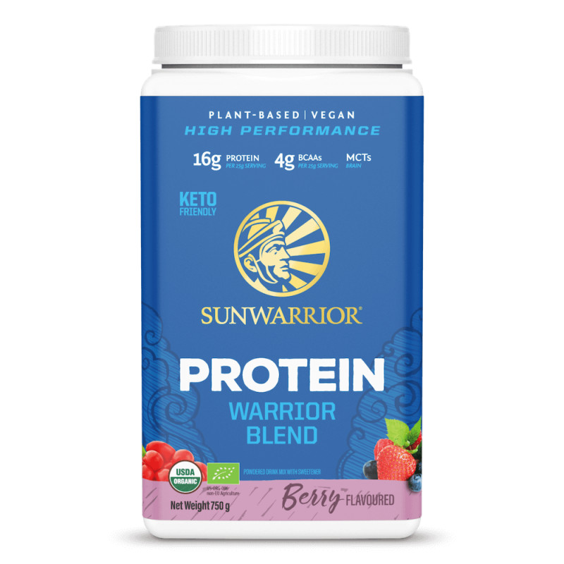 Sunwarrior - Proteiinisekoitus Luomu Marja, Jauhe 750 g