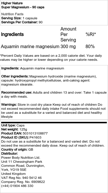 Super Magnesium - 90 kapselia - Image 2