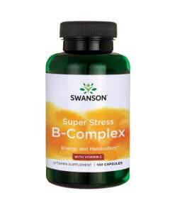 Super Stress B-Complex with Vitamin C - 100 caps