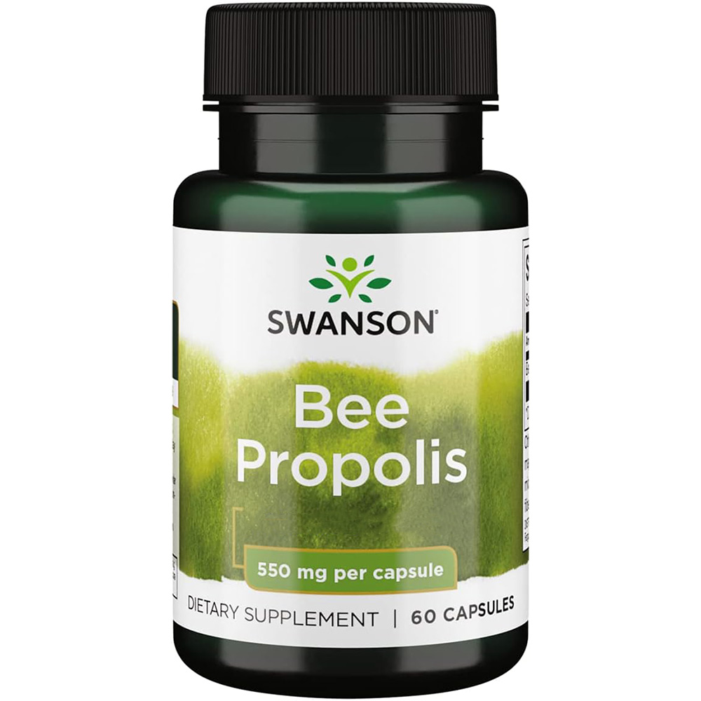 Swanson Bee Propolis 550mg 60 capsules