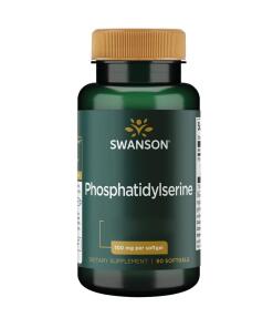 Swanson Fosfatidylseriini 100 mg, 90 pehmeää kapselia - Image 2