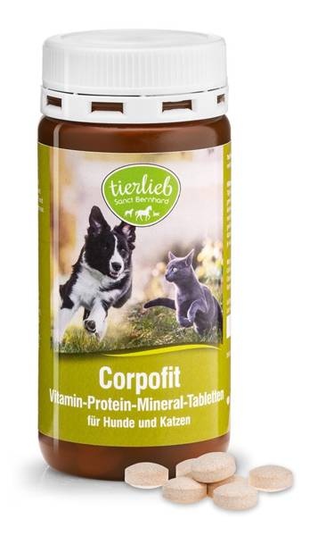 TIERLIEB Corpofit - vitality for dogs and cats (150 tabs)