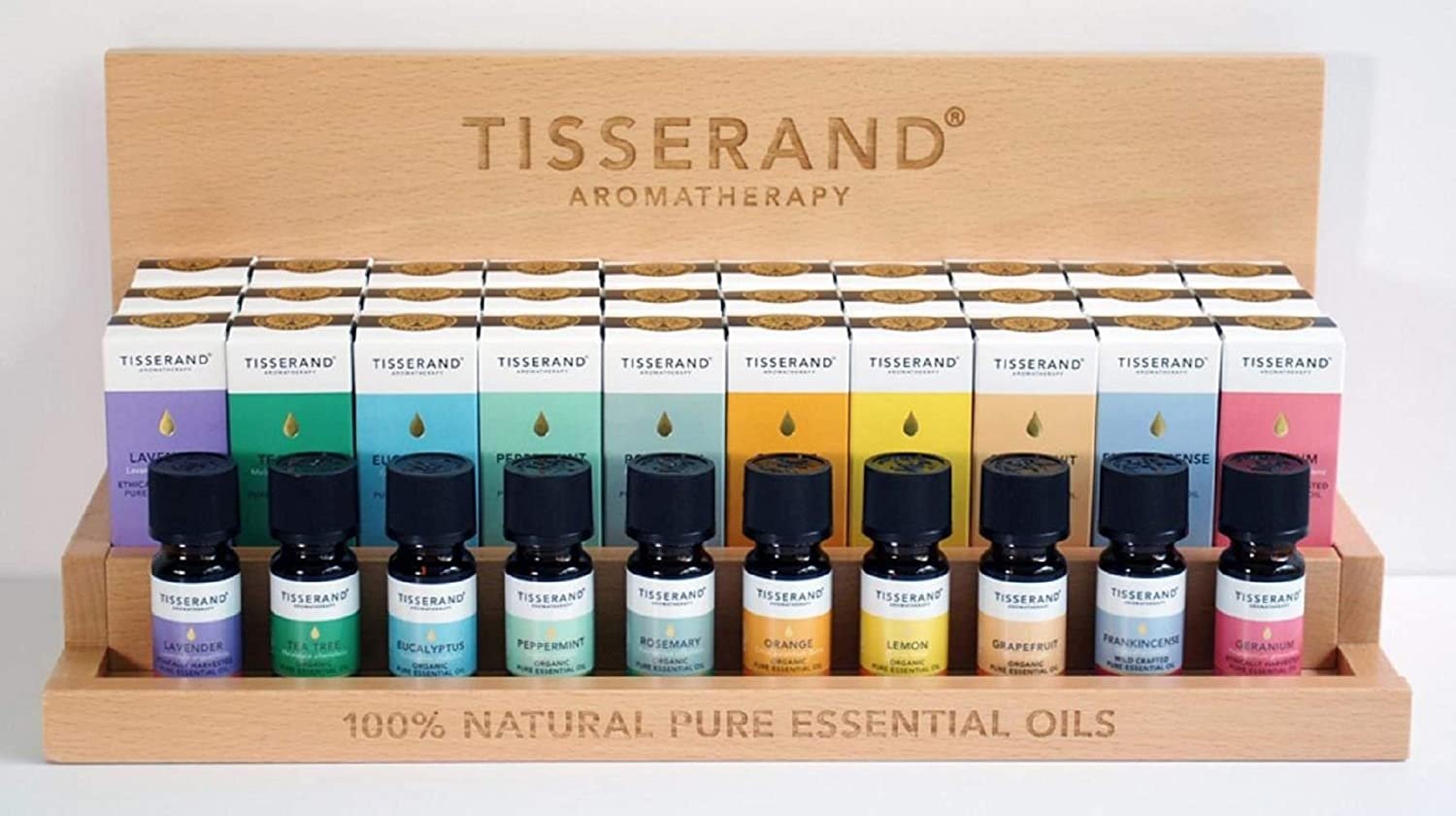 Tisserand Aromatherapy - TISSERAND AROMATHERAPY TOP 10 Välttämättömät Öljyt Paketti + Näyttökotelo (40 yksikköä - 40 x (9 ml / 0,3 fl. oz.))