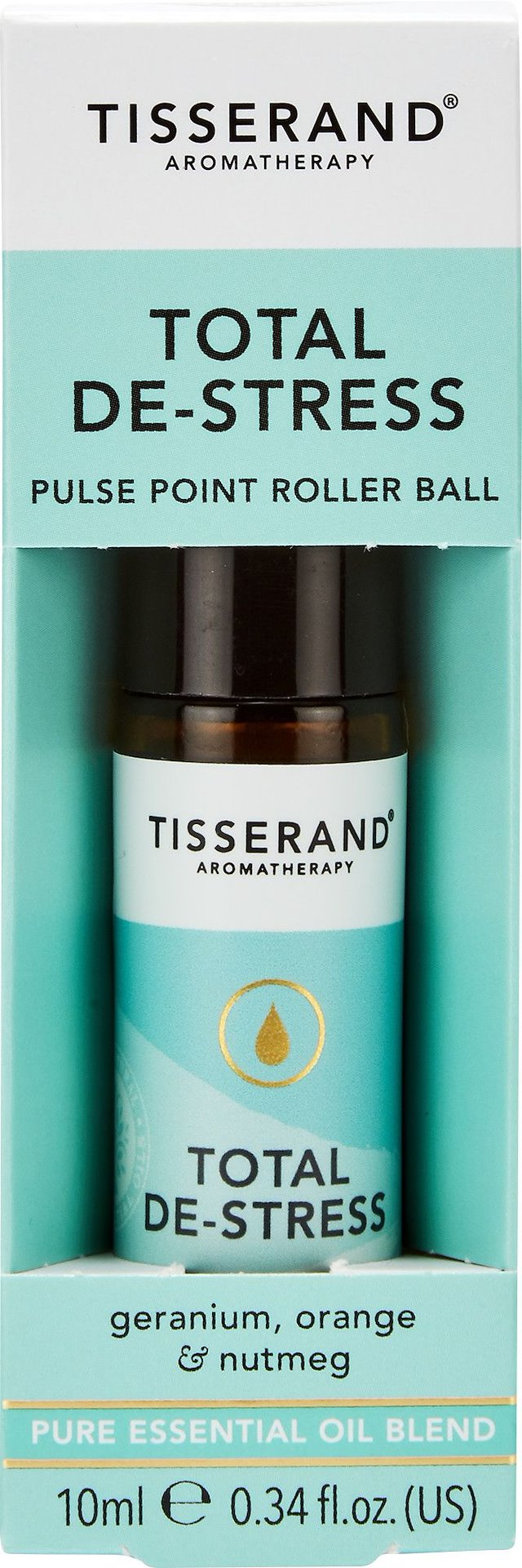 Tisserand Aromatherapy - Tisserand Aromatherapy Total De-Stress -pulssipistepallorulla (10 ml)