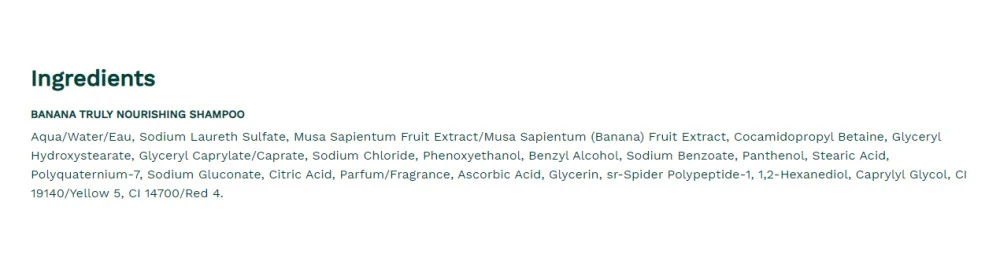 The Body Shop - Banaanishampoo (250 ml) - Image 2