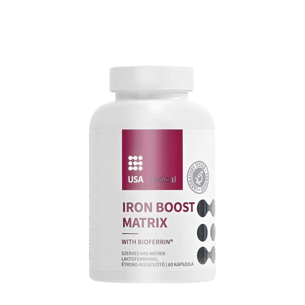 USA medical Iron Boost Matrix BioFerrin® (60 Capsules)