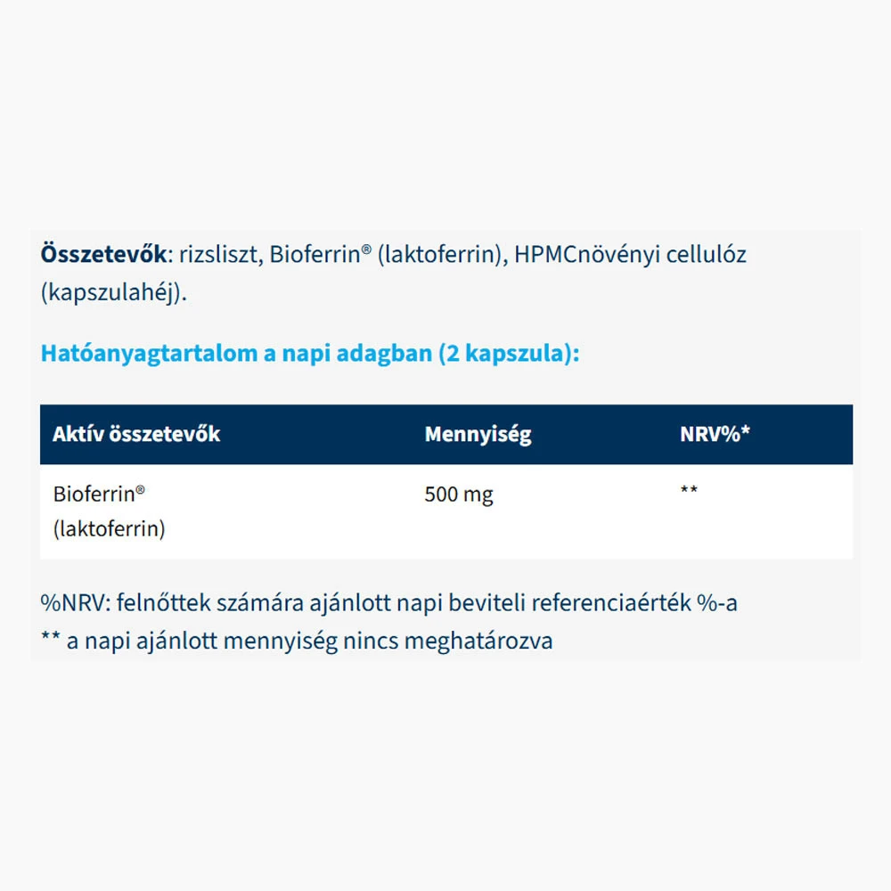 USA Medical - Lactoferrin BioFerrin® (60 kapselia) - Image 2