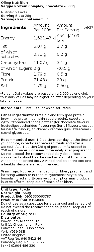 Kasvipohjainen proteiinikompleksi - Image 2