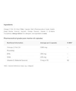 Vitabiotics Ultra Omega-3 (60 kapselia) - Image 2