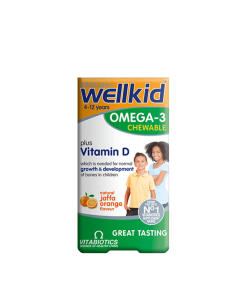 Vitabiotics Wellkid Omega-3 Chewable  (60 Capsules