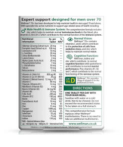 Vitabiotics - Vitabiotics Wellman 70+ (30 tablettia) - Image 2