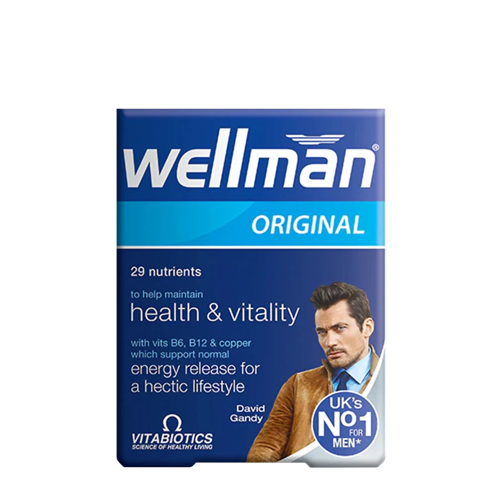Vitabiotics - Wellman Original - Monivitamiini miehille (30 tablettia)
