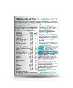 Vitabiotics - Vitabiotics Wellwoman 70+ (30 tablettia) - Image 2