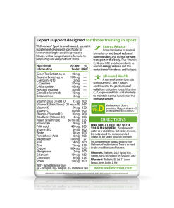 Vitabiotics - Vitabiotics Wellwoman Sport (30 tablettia) - Image 2