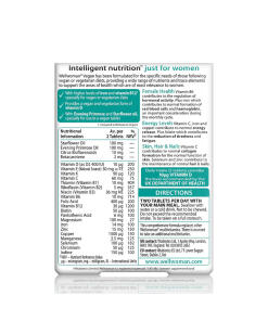 Vitabiotics - Vitabiotics Wellwoman Vegan (60 tablettia) - Image 2