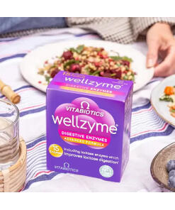 Vitabiotics Wellzyme Edistynyt Entsyymivalmiste Ruuansulatukseen (60 kapselia) - Image 3