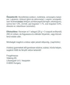 Vitaking - 100% Vegaaninen Proteiinijauhe (400 g, Suklaa-Kaneli) - Image 3