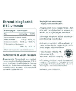 Vitaking - Vitaking Aktiivinen B12-vitamiini 1000 mcg (90 kapselia) - Image 2